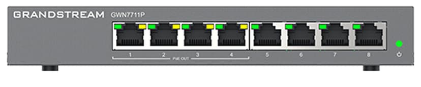 Grandstream GWN7711P 8-Port PoE 60W Managed Switch