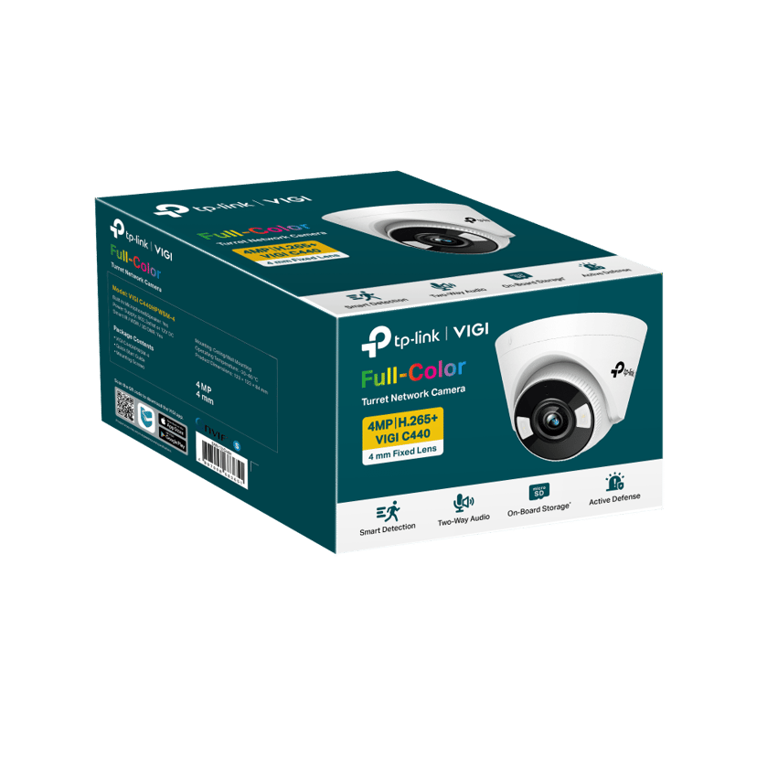 TP-Link Vigi C440 2.8mm 4MP Full-color Turret Network Camera