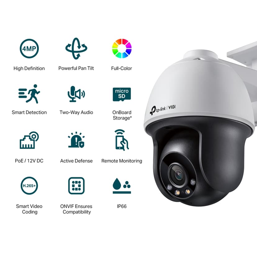TP-Link Vigi C540 4mm 4MP Full-color Network Camera