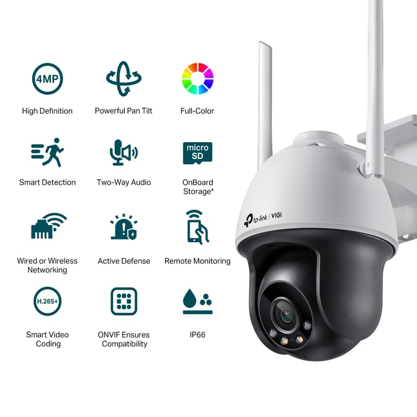 TP-Link Vigi C540-w 4mm 4MP Full-color Network Camera