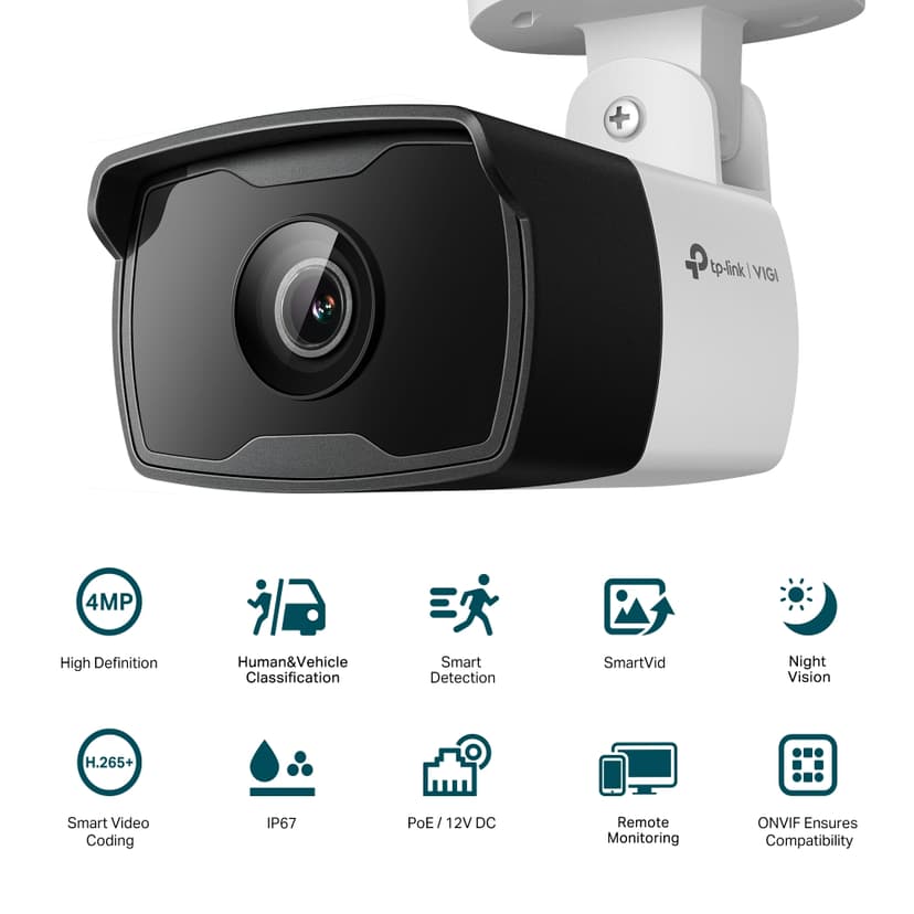 TP-Link Vigi C340i 2.8mm 4MP Outdoor Bullet Camera