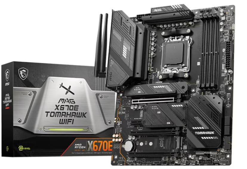 MSI Mag X670E Tomahawk WIFI AM5 ATX Moderkort