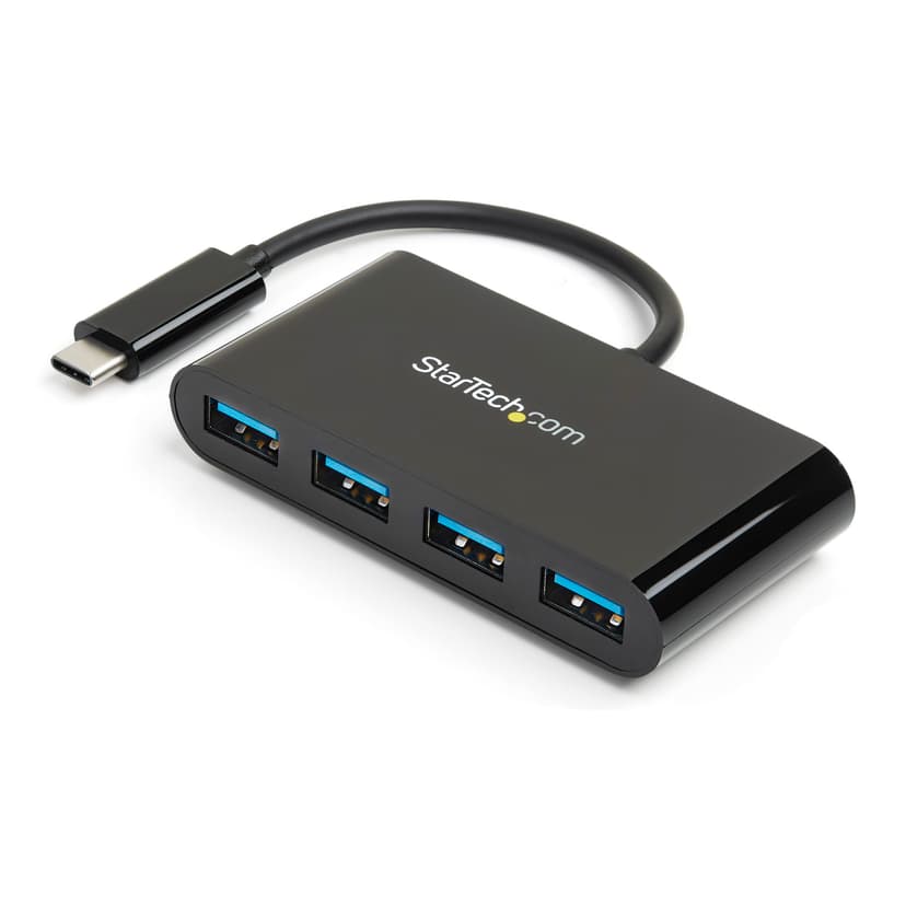 Startech StarTech.com 4 poorts USB 3.0 hub - 5Gbps - USB-C naar 4x USB-A met busvoeding USB 3.2 Gen 1 (3.1 Gen 1) Type-C USB 3.2 Gen 1 (3.1 Gen 1) Type-A
