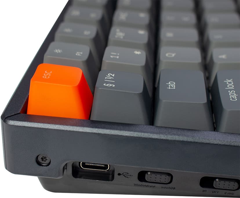 Keychron K2 RGB Aluminum Hot-Swap Brown (Version 2) Gateron Brown Pohjoismainen