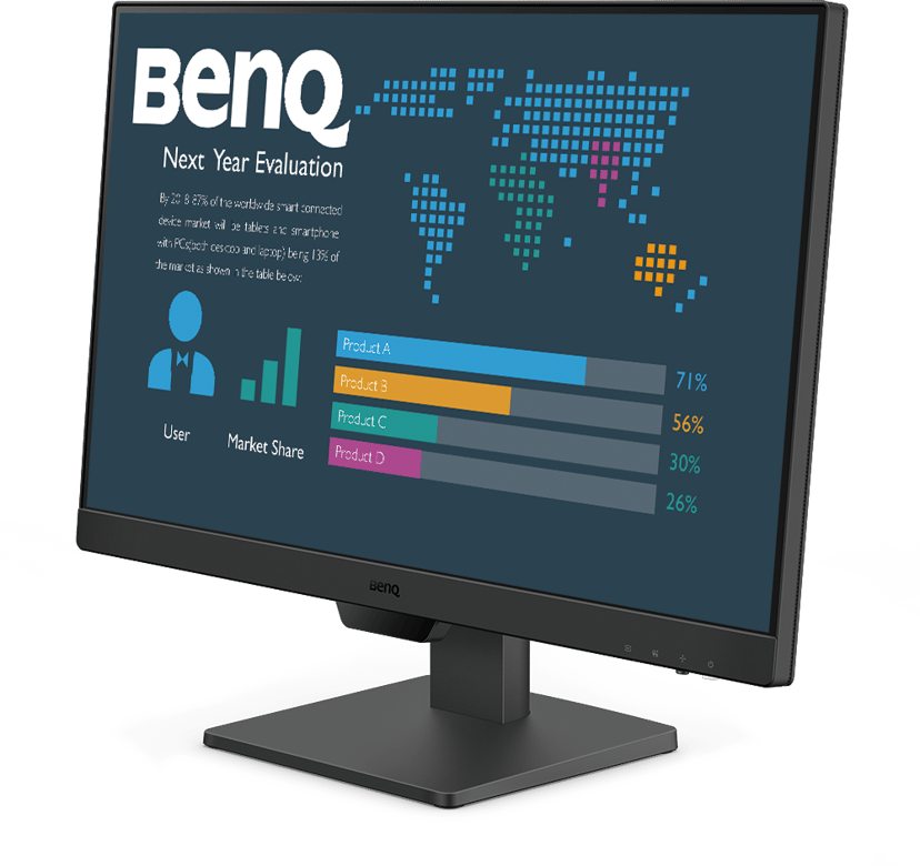 BenQ BL2490 23.8" 1920 × 1080pixels IPS 16:9 100Hz