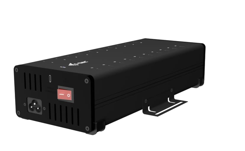 I-Tec USB-C x20 Charging 15W/Port + data HUB Musta