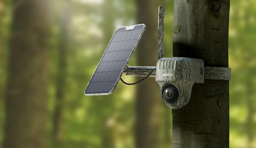 Reolink Go Ranger PT 8MP 4G PTZ Utendørskamera + Solcellepanel