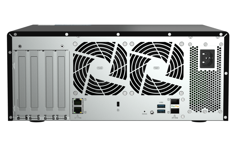 QNAP TS-h1290FX NAS Tower EPYC 7302P 128 GB DDR4 0 TB QuTS hero Sort