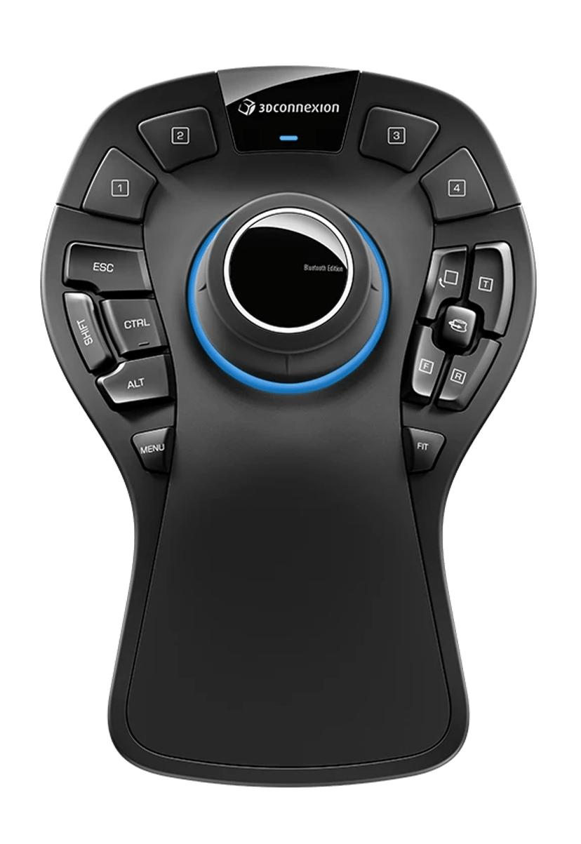3DConnexion SpaceMouse Pro Wireless – BLUETOOTH mus Kontor 6DoF Bluetooth