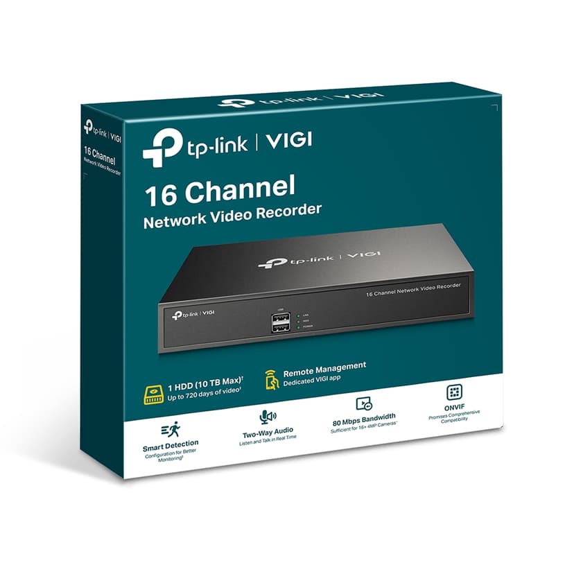 TP-Link Vigi NVR1016H 16-Channel NVR