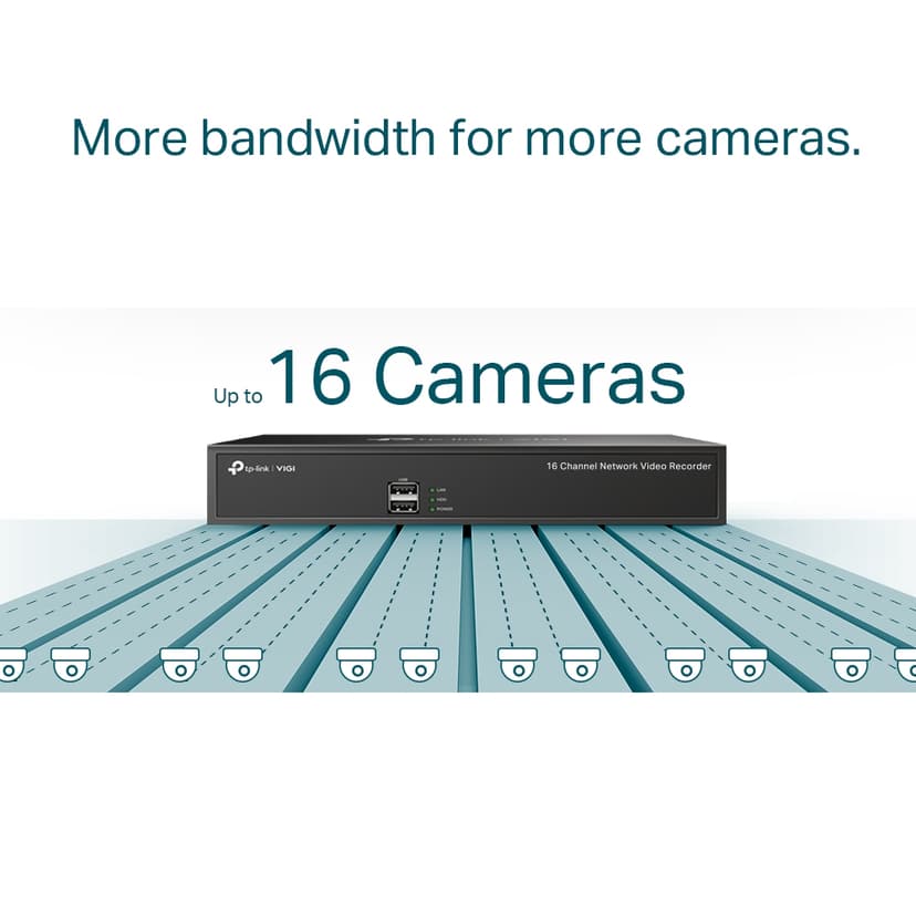 TP-Link Vigi NVR1016H 16-Channel NVR