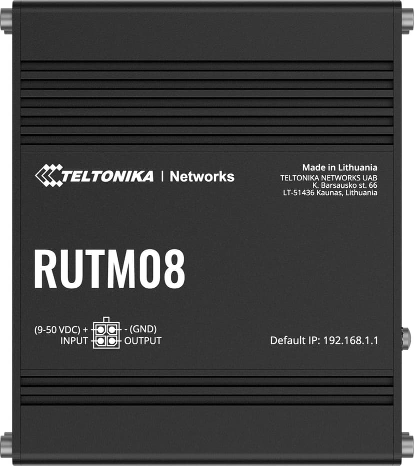 Teltonika RUTM08 Industrial Wired Router