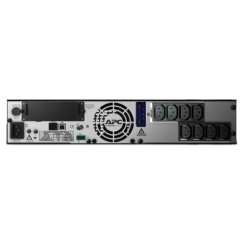 APC Smart-UPS X SMX750I - 750VA, 8x C13 uitgang, USB, uitbreidbare runtime