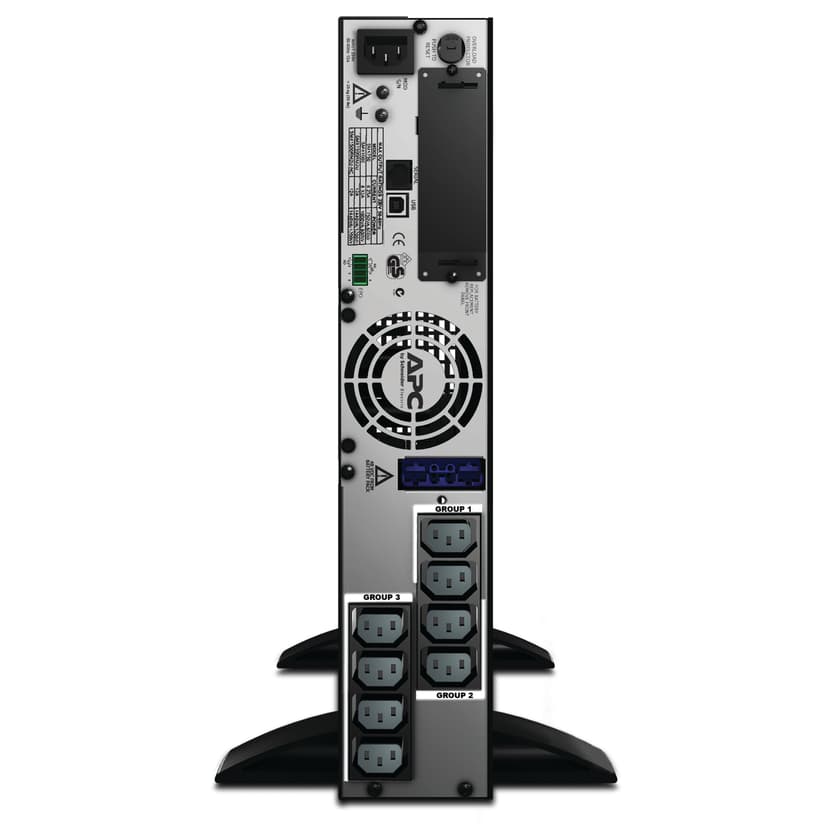 APC Smart-UPS X SMX1500RMI2U Noodstroomvoeding - 1500VA, 8x C13 uitgang, USB