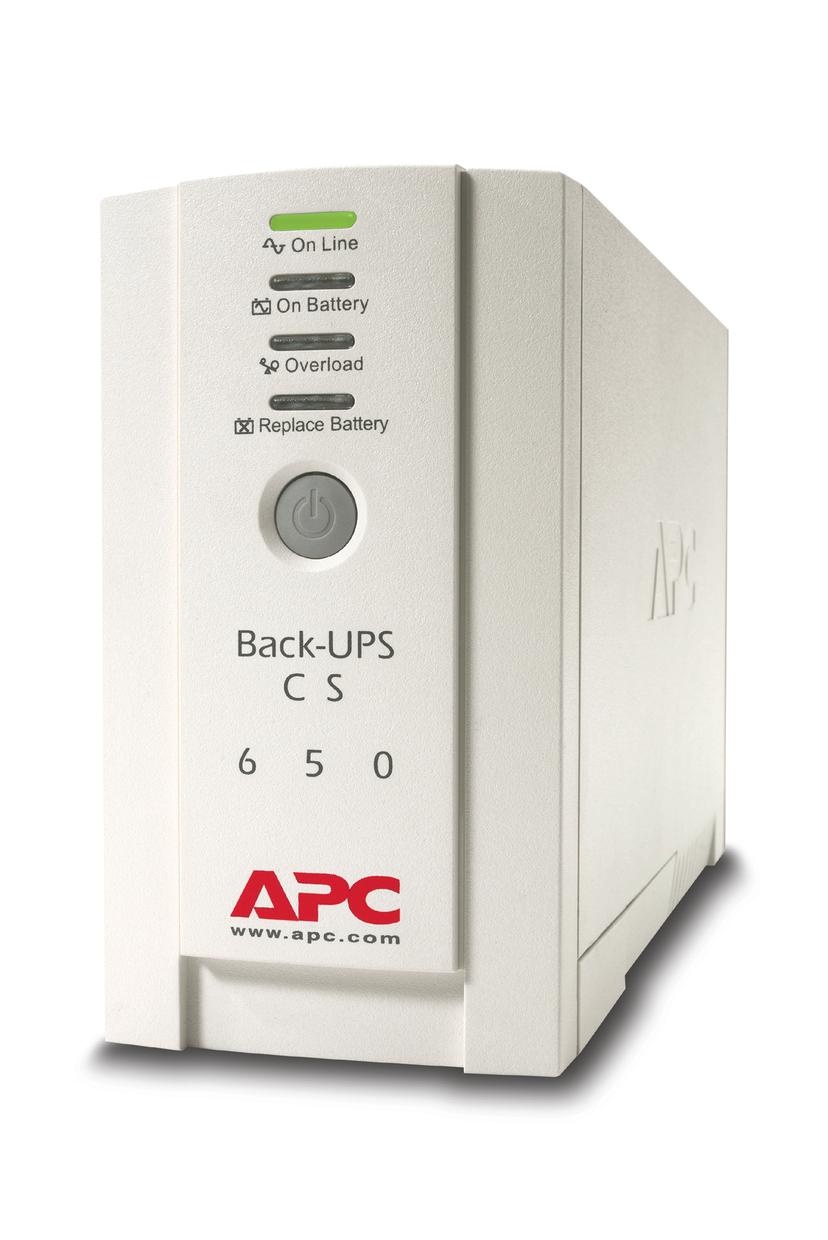 APC Back-UPS uforstyrrbar strømforsyning (UPS) Standby (Offline) 0,65 kVA 400 W 4 AC-utganger