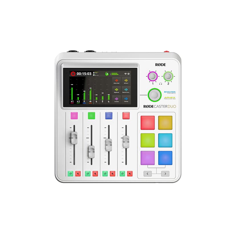 Røde Rodecaster Duo White Collection