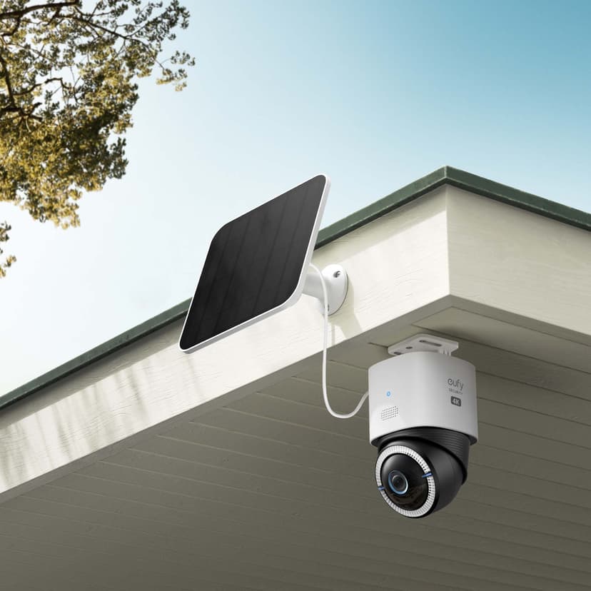 Eufy IP-säkerhetskamera S330 Bullet 4G LTE Utomhus 4K Pan/Tilt Vit