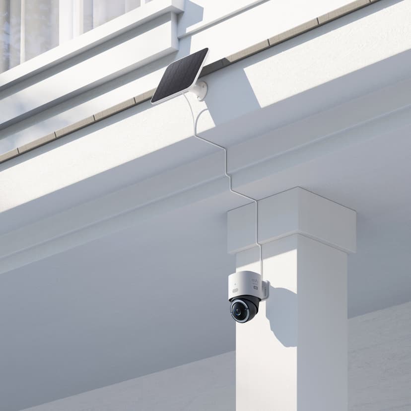 Eufy IP-säkerhetskamera S330 Bullet 4G LTE Utomhus 4K Pan/Tilt Vit