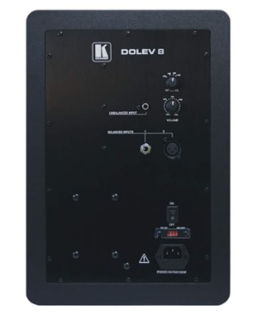 Kramer Electronics DOLEV 8 højttaler 2-vejs Sort Ledningsført 100 W Sort