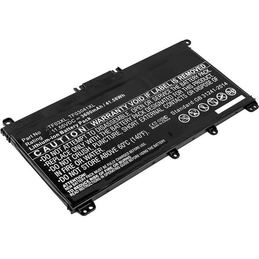HP 3-cell 11.55v 41wh 3600mah Li-ion Replacement Battery