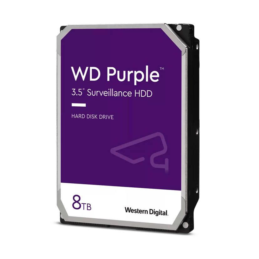 WD Purple 8TB 3.5" 5400r/min SATA 6.0 Gbit/s Harddisk