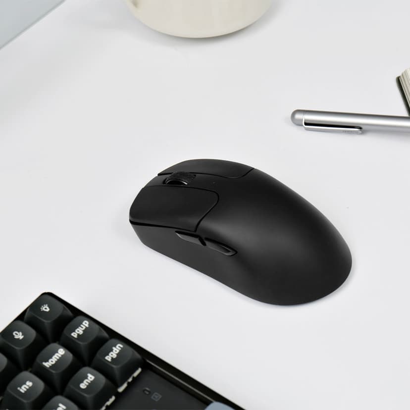 Keychron M2 Wireless Mouse Black RF Wireless + Bluetooth + USB-C