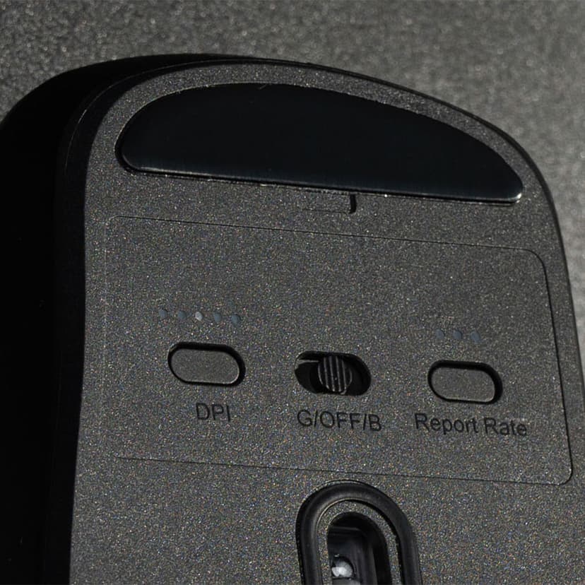 Keychron M2 Wireless Mouse Black RF Wireless + Bluetooth + USB-C