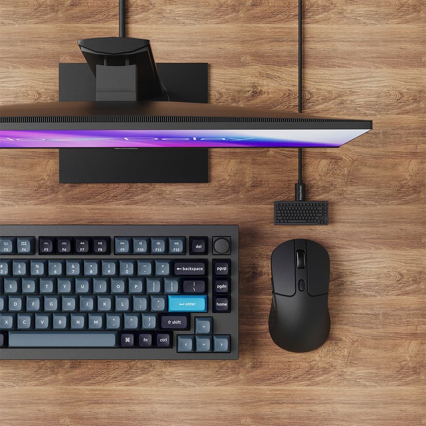 Keychron M3 Wireless Mouse RF Wireless + Bluetooth + USB-C