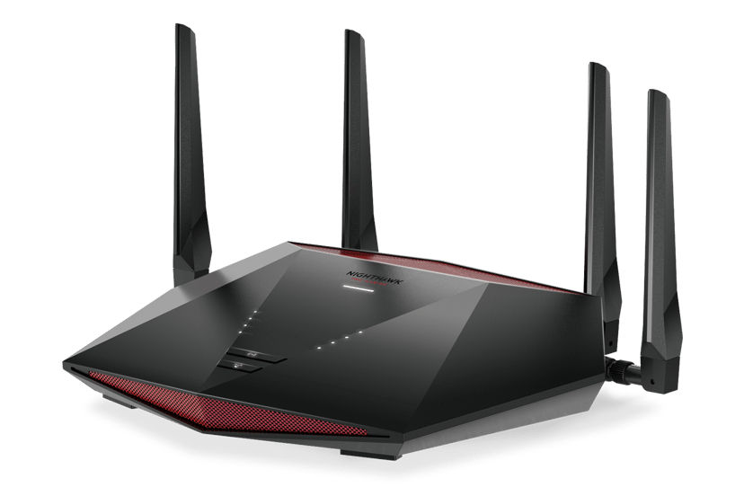 Netgear Nighthawk XR1000 WiFi 6 Gaming Router trådlös router Gigabit Ethernet Dual-band (2,4 GHz / 5 GHz) Svart