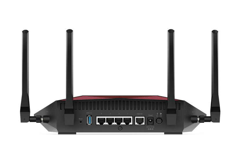 Netgear Nighthawk XR1000 WiFi 6 Gaming Router trådlös router Gigabit Ethernet Dual-band (2,4 GHz / 5 GHz) Svart