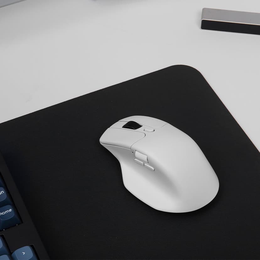 Keychron M6 Wireless Mouse White RF Wireless + Bluetooth + USB-C