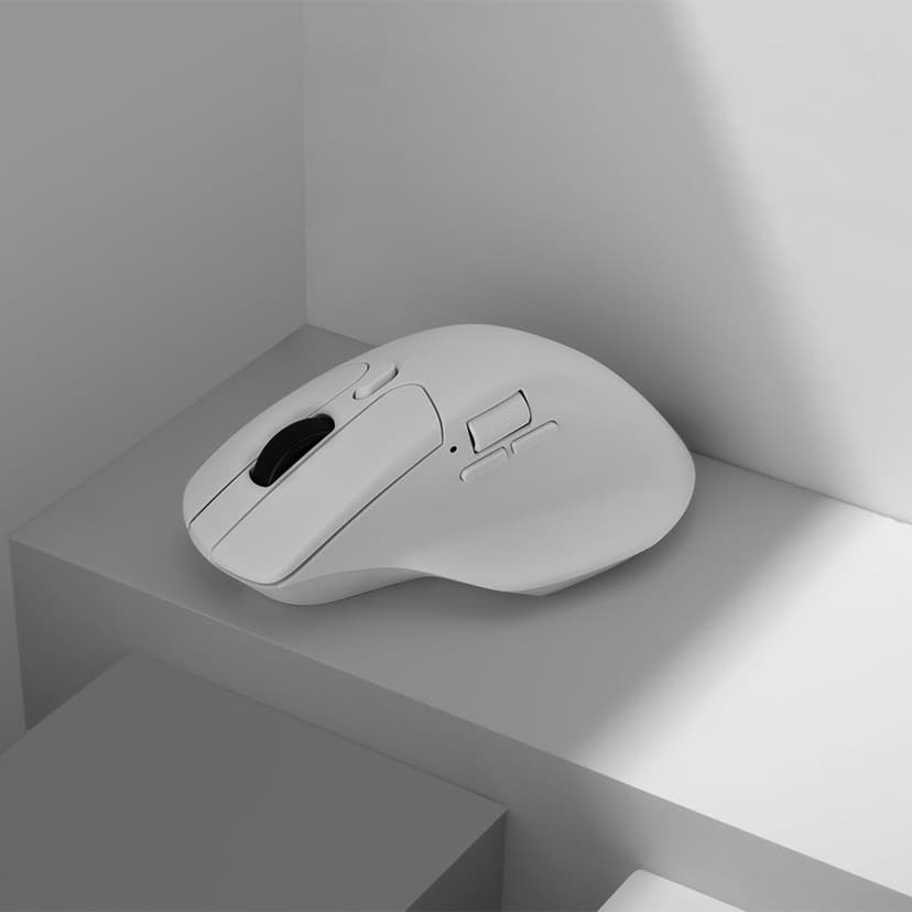 Keychron M6 Wireless Mouse White RF Wireless + Bluetooth + USB-C