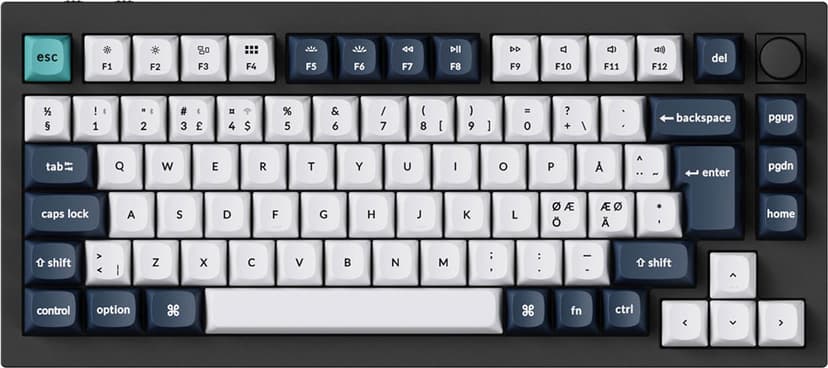 Keychron Q1 Max - Gateron Jupiter Brown Gateron Jupiter Brown Nordisk