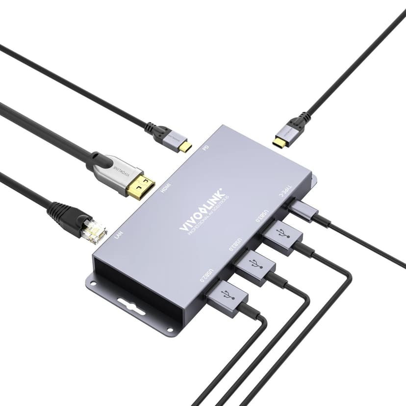 Vivolink USB-C Hub - Conference System USB 3.2 Gen 2 (3.1 Gen 2) Type-C HDMI, USB 3.2 Gen 1 (3.1 Gen 1) Type-C