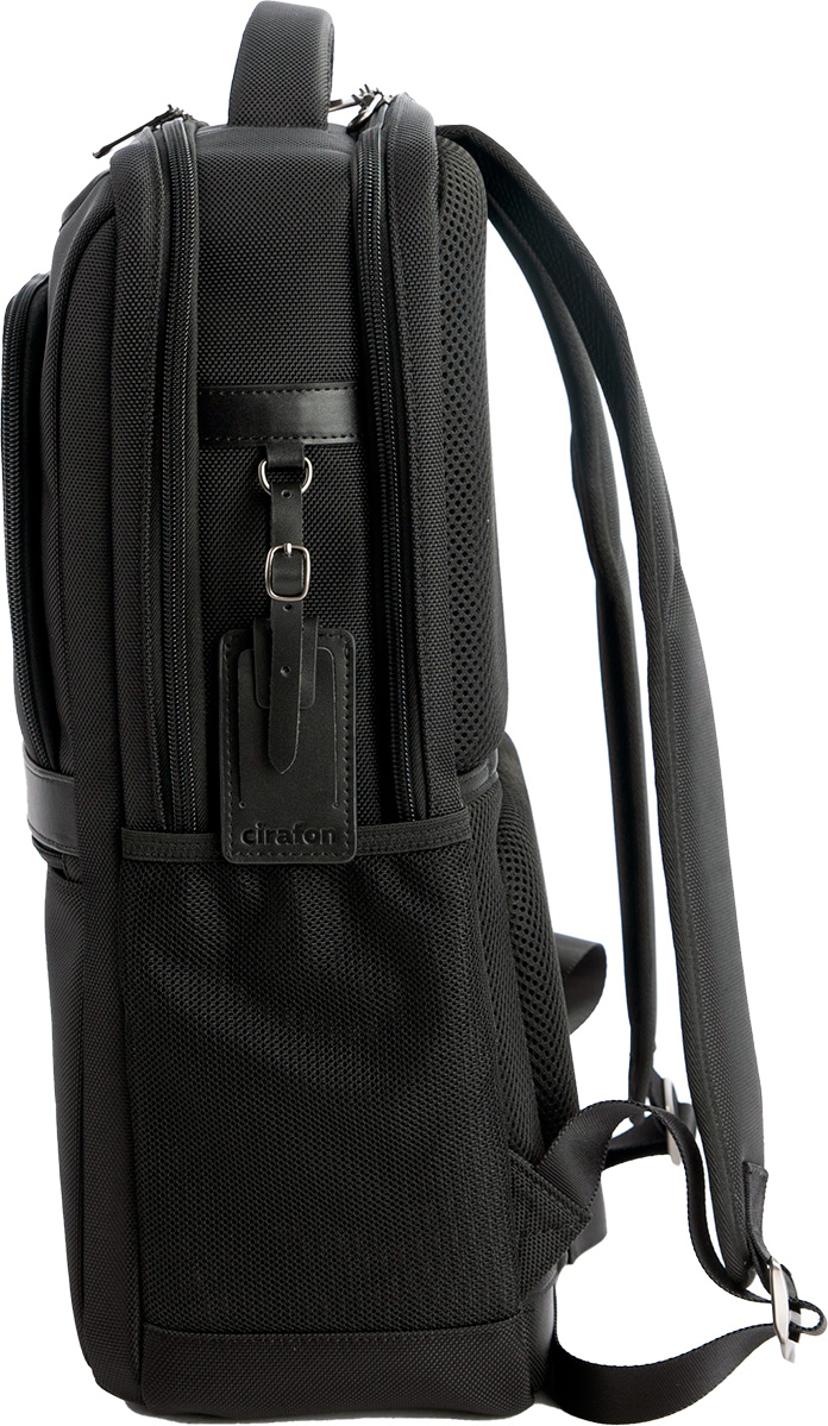 Cirafon Notebook Backpack City Pro IV 16" Nylon Svart