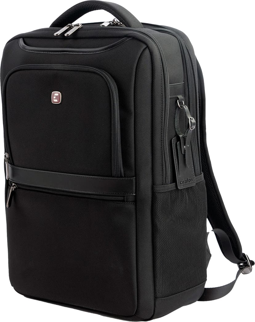 Cirafon Notebook Backpack City Pro IV 16" Nylon Svart