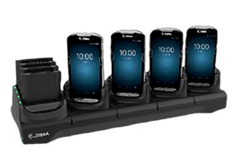 Zebra 5Slot Charge Only Cradle w/Spare Battery Charger Svart