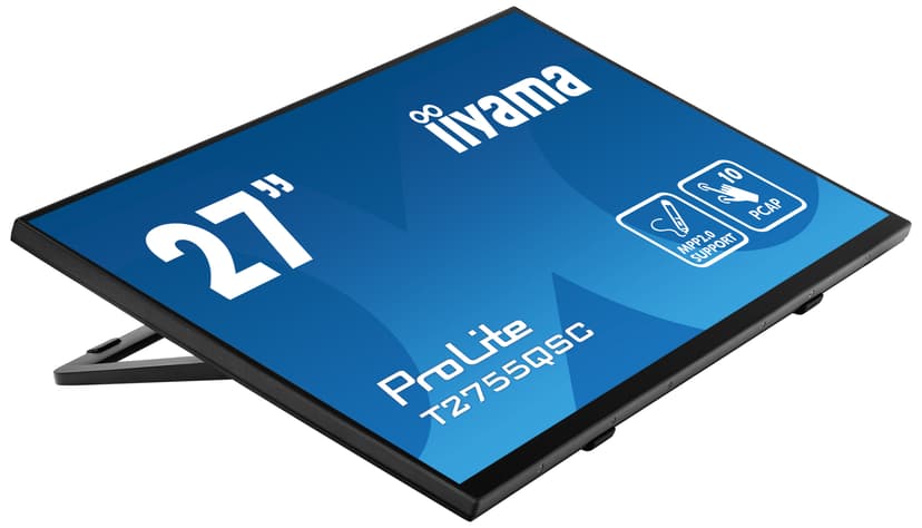 iiyama ProLite T2755QSC-B1 27" IPS WQHD PCAP USB Svart 27" 2560 x 1440pixels IPS 16:9 75Hz