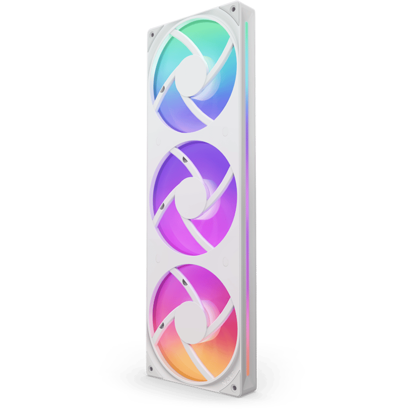 NZXT NZXT F360 RGB Core 360MM UNI-Body Vifte Hvit