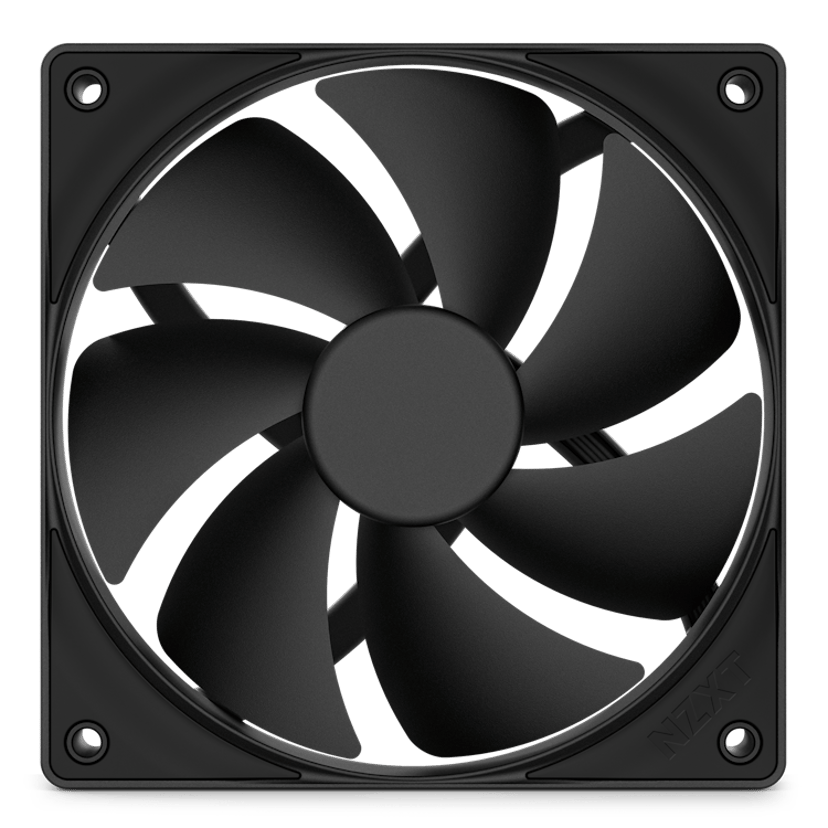 NZXT NZXT F120P V2 Static Pressure Fläkt Svart