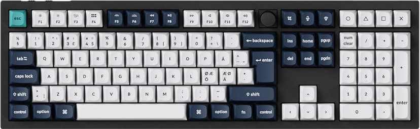 Keychron Q6 Max - Gateron Jupiter Red Gateron Jupiter Red Pohjoismainen