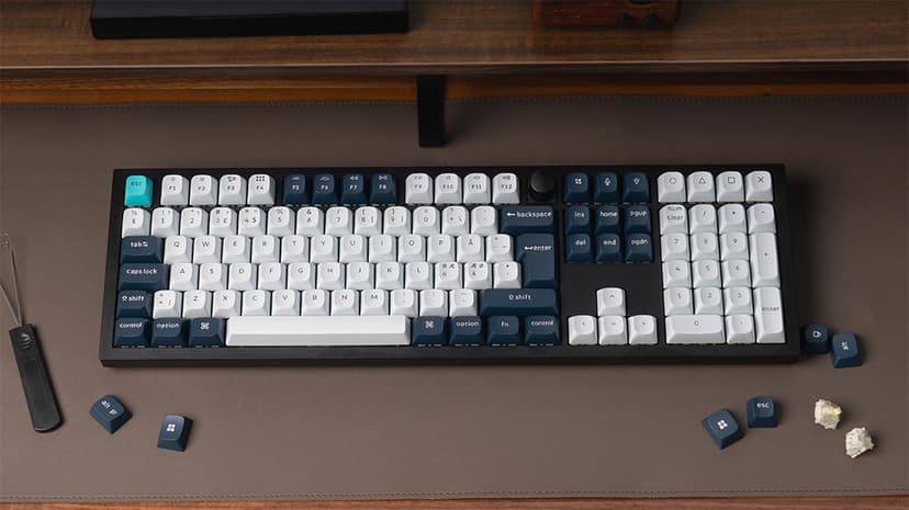Keychron Q6 Max - Gateron Jupiter Red Gateron Jupiter Red Pohjoismainen