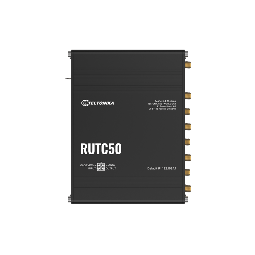 Teltonika RUTC50 Industrial 5G WiFi 6 Router