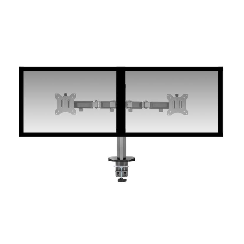 ACT Monitor Desk Stand 2 Screens Silver