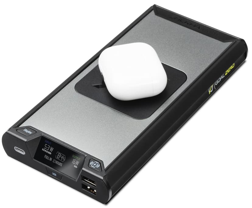 Goal Zero Sherpa 100PD Gen4 94.7, 25600Wh Harmaa, Musta