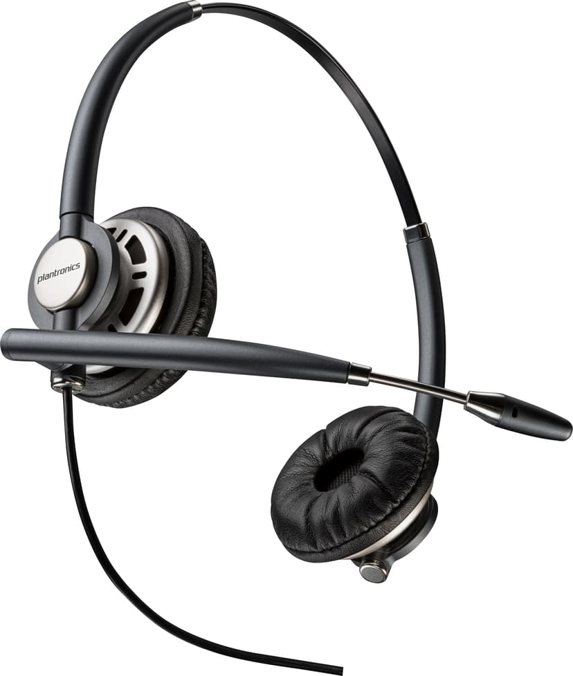 Poly HP Poly EncorePro 720D med Quick Disconnect binauralt digitalt headsett TAA Stereo Svart