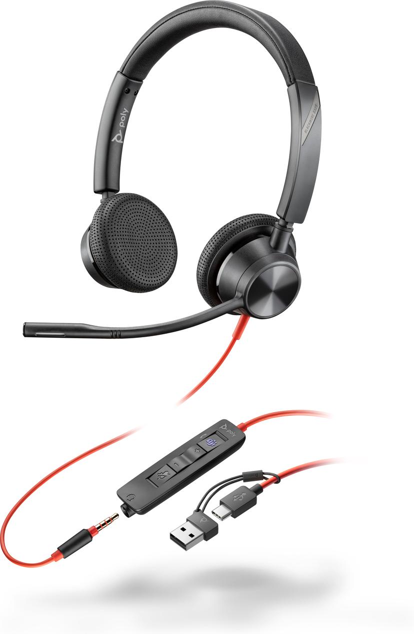 HP BLACKWIRE 3325 USB Type-C Microsoft Teams Svart