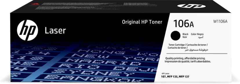 HP Toner Sort 106A 1K