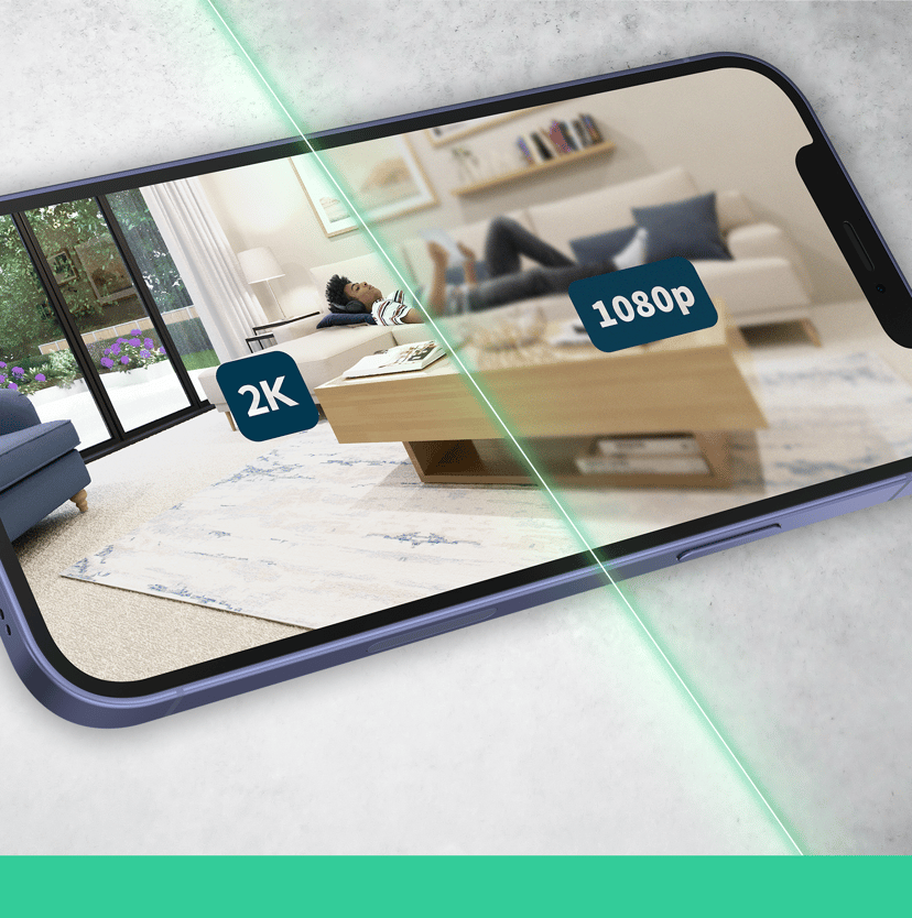 Arlo Essential 2 2K Indoor Camera 2-pack