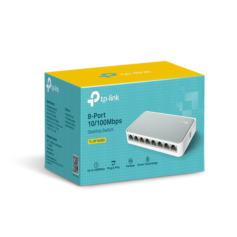 TP-Link TL-SF1008D 8-portars 10/100 Mbps-switch